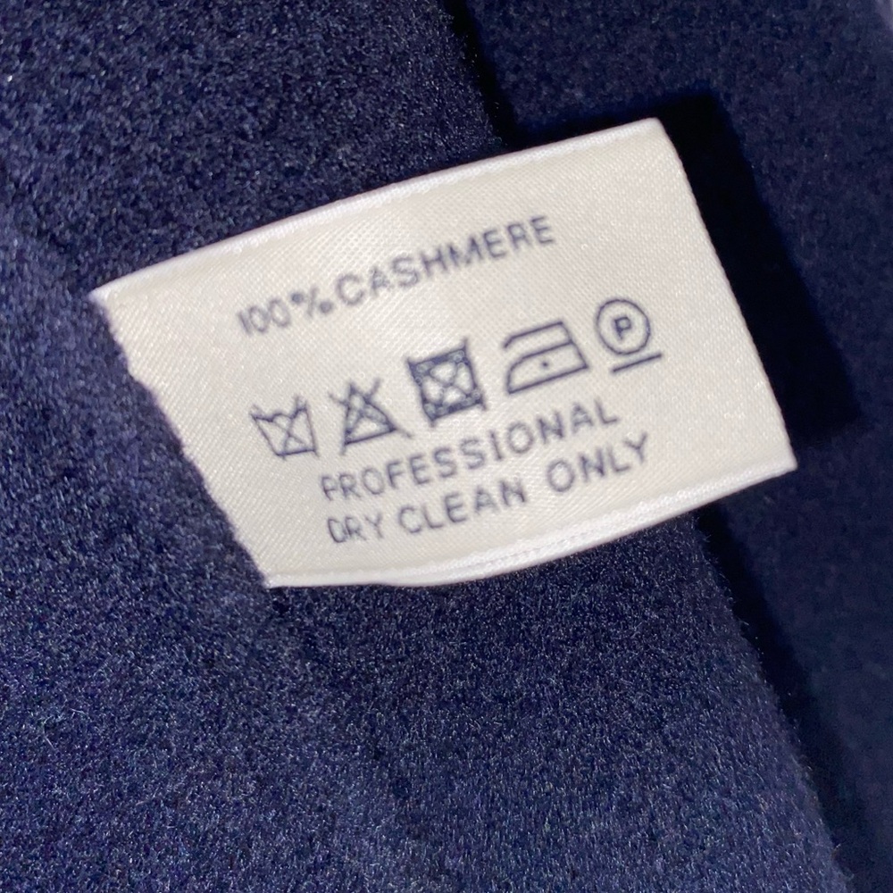 PAUW Amsterdam $1.2k Short Double Face Cashmere Blazer sz 1=Small EUC Dark Blue - Picture 6 of 14